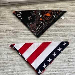 Patriotic and Paisley Kids Bandana Set